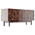 Modern Stylish Molly Sideboard in Millimeter Measurements 3D model small image 4