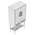 Odetta Bar Cabinet 3D Model 3D model small image 6