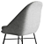 Avanos Modern Armchair 3D Model 3D model small image 5