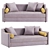 Modern Convertible Sofa Bed 3D model small image 1