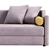 Modern Convertible Sofa Bed 3D model small image 3