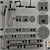 Elegance Elevated Bathroom Faucet Set 3D model small image 5