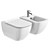 Cersanit Virgo Toilet Set 3D model small image 1