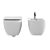Cersanit Virgo Toilet Set 3D model small image 2