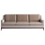 Mike Beige Sofa by Lavsit 3D model small image 2