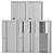 Sophisticated Sofia Entry Door 3D model small image 9