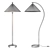 Modern Timberline Floor Lamp Design 3D model small image 4