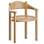 Sleek Gubi Daumiller Armchair 3D model small image 4