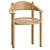 Sleek Gubi Daumiller Armchair 3D model small image 5