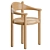 Sleek Gubi Daumiller Armchair 3D model small image 6