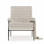 Elegant Kensington Armchair in Boucle Fabric 3D model small image 5