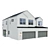 Modern Low Poly American House 3D model small image 3