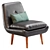 Modern Low-Poly Armchair Vince 3D model small image 3