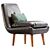 Modern Low-Poly Armchair Vince 3D model small image 4