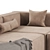 Modern Modular Sectional Sofa Set 3D model small image 4