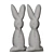 Soft Rabbit Plush Toy 3D model small image 2