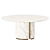 Elegant Ercolino Marble Coffee Table 3D model small image 3