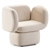 Modern Italian Design Armchair 3D model small image 1