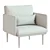 Stylish One-Seater Lounge Chair 3D model small image 4