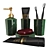 Elegant Bathroom Set RD-124 3D model small image 1