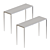 Elegant Jean Michel Frank Console 3D model small image 3