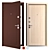 Madlen Metal Entry Door (Abwehr) 3D model small image 1