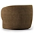 Stylish Swell Armchair Collection: Grado Design 3D model small image 3