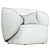 Stylish Swell Armchair Collection: Grado Design 3D model small image 4