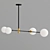 Modern Ø100 Hanging Lamp 3D model small image 3