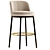 Hicks Bar Stool: Leather Comfort 3D model small image 7