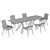 Modern Dining Chair and Table 3D model small image 5