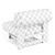 Sculptural Elegance Accent Chair 3D model small image 6