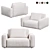 Elegant Arflex Marechiaro Armchair 3D model small image 6