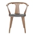 Modern SK2 Dining Chair Upholstered 3D model small image 2