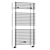 Elegant Chrome Heated Towel Rail 3D model small image 1