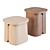 French Designer Side Tables by MIO 3D model small image 3