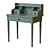 Elegant Eucalyptus Desk with Storage 3D model small image 6