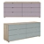 Monblan Angle Set of Dressers 3D model small image 4