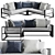 Modern Quantum Sectional Sofa Model 3D model small image 1