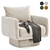 Stylish Lilas Sofa Collection, 4 Colors 3D model small image 2