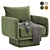 Stylish Lilas Sofa Collection, 4 Colors 3D model small image 3