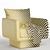 Stylish Lilas Sofa Collection, 4 Colors 3D model small image 7