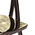 Bronze Japanese Patina Chair Art 3D model small image 3