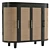 Modern UV-Mapped Cabinet Model 3D model small image 1