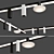 Modern Kreon KAGI Track Lights 3D model small image 2