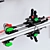 Ski and Snowboard Rack Stand 3D model small image 4