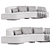 Contemporary Korduda Sofa 2015 3D model small image 4