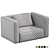 Modern Marichiaro Armchair Design 3D model small image 6