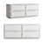 Sleek Modern 4-Drawer Dresser 3D model small image 3