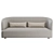 Verzelloni Davos 4-Seater Sofa 3D model small image 7